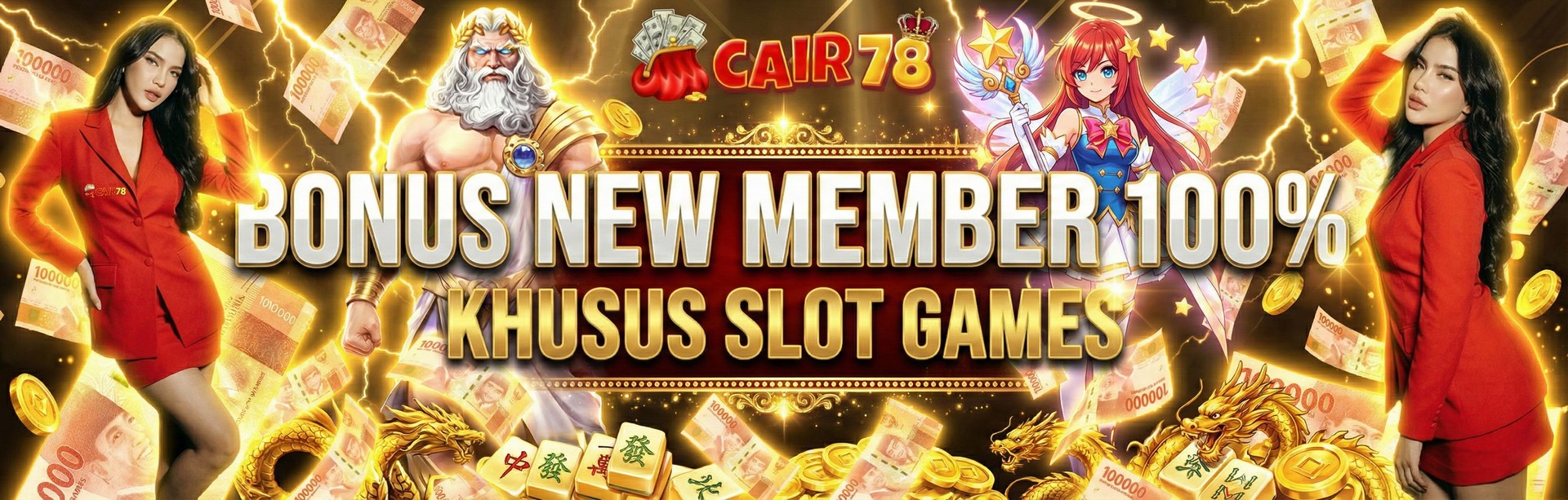 BONUS NEW MEMBER 100% SLOT ONLY